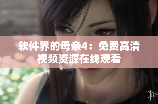 软件界的母亲4：免费高清视频资源在线观看