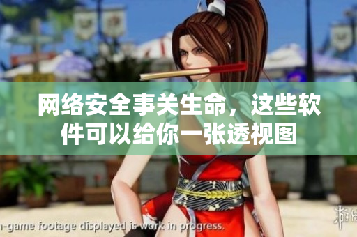 网络安全事关生命，这些软件可以给你一张透视图