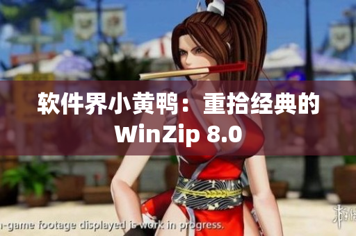 软件界小黄鸭：重拾经典的WinZip 8.0