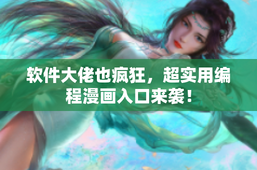 软件大佬也疯狂，超实用编程漫画入口来袭！