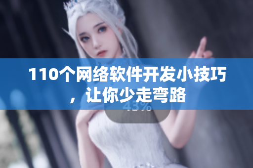110个网络软件开发小技巧，让你少走弯路