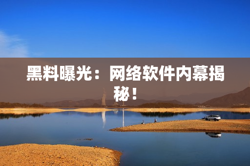黑料曝光：网络软件内幕揭秘！