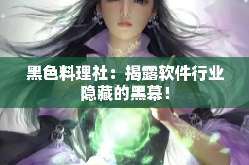 黑色料理社：揭露软件行业隐藏的黑幕！