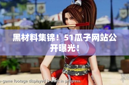 黑材料集锦！51瓜子网站公开曝光！