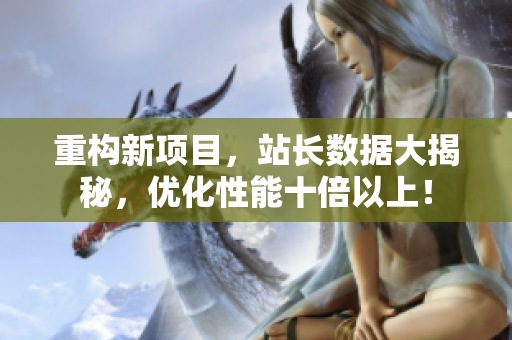 重构新项目，站长数据大揭秘，优化性能十倍以上！