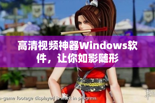 高清视频神器Windows软件，让你如影随形