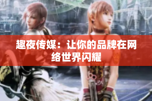 趣夜传媒：让你的品牌在网络世界闪耀