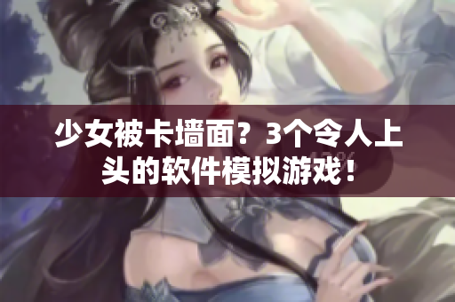 少女被卡墙面？3个令人上头的软件模拟游戏！