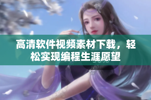 高清软件视频素材下载，轻松实现编程生涯愿望