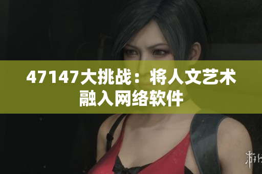 47147大挑战：将人文艺术融入网络软件