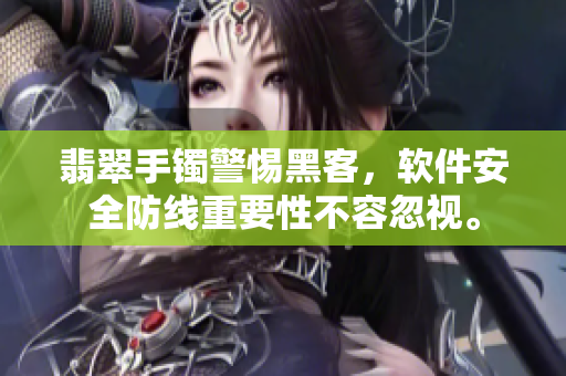 翡翠手镯警惕黑客，软件安全防线重要性不容忽视。