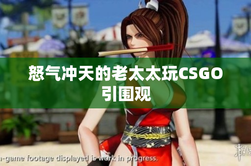 怒气冲天的老太太玩CSGO引围观