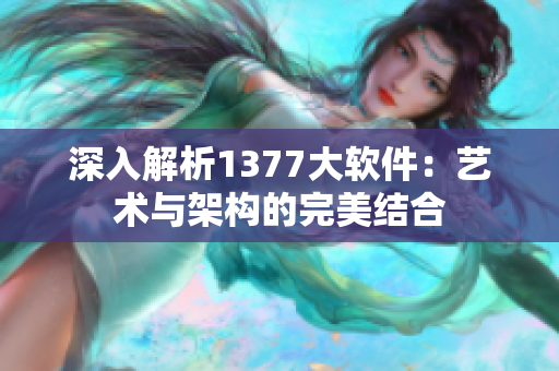 深入解析1377大软件：艺术与架构的完美结合
