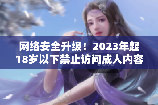 网络安全升级！2023年起18岁以下禁止访问成人内容