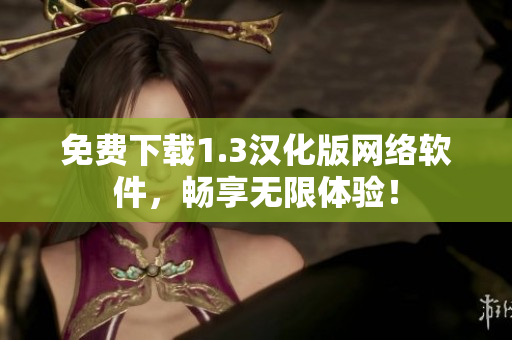免费下载1.3汉化版网络软件，畅享无限体验！