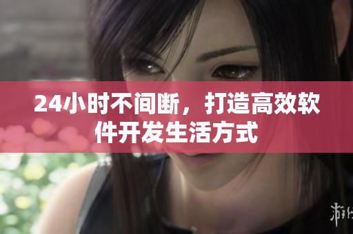 24小时不间断，打造高效软件开发生活方式