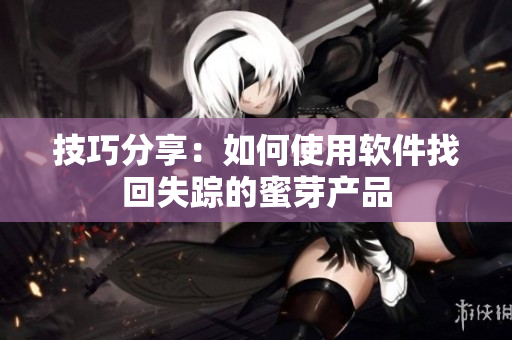 技巧分享：如何使用软件找回失踪的蜜芽产品