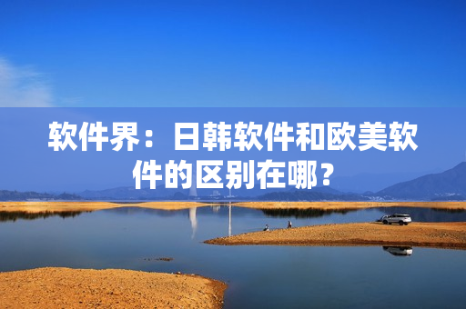 软件界：日韩软件和欧美软件的区别在哪？