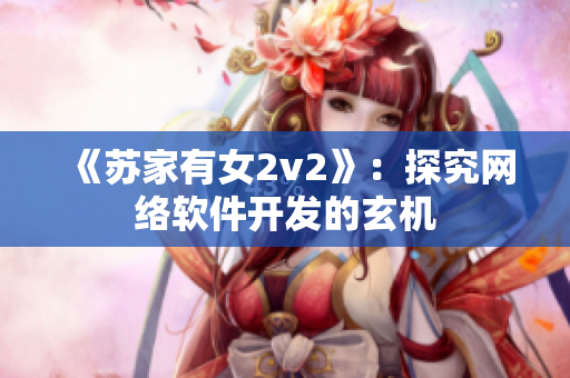 《苏家有女2v2》：探究网络软件开发的玄机