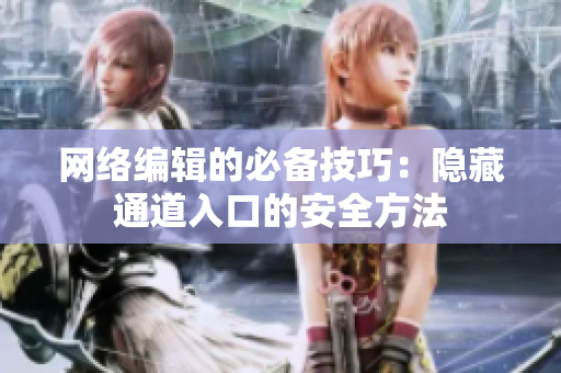 网络编辑的必备技巧：隐藏通道入口的安全方法
