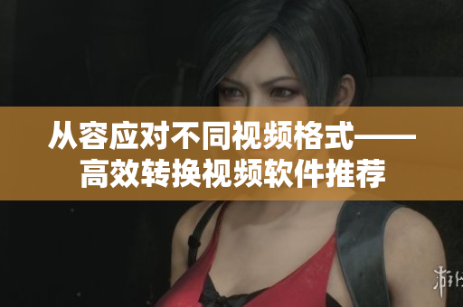 从容应对不同视频格式——高效转换视频软件推荐