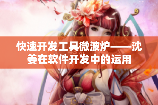 快速开发工具微波炉——沈姜在软件开发中的运用