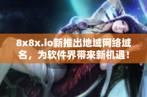 8x8x.io新推出地域网络域名，为软件界带来新机遇！