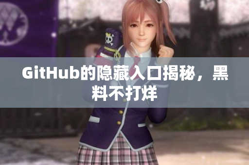 GitHub的隐藏入口揭秘，黑料不打烊