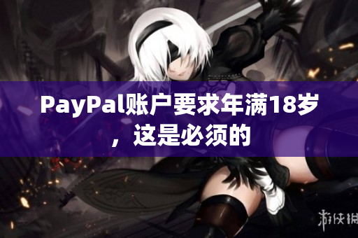 PayPal账户要求年满18岁，这是必须的