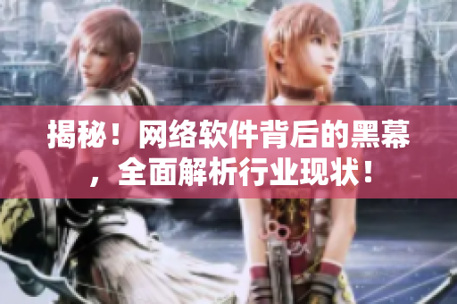 揭秘！网络软件背后的黑幕，全面解析行业现状！
