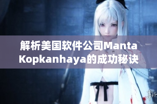 解析美国软件公司MantaKopkanhaya的成功秘诀