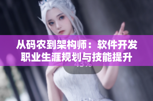 从码农到架构师：软件开发职业生涯规划与技能提升