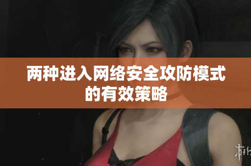 两种进入网络安全攻防模式的有效策略