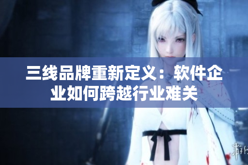 三线品牌重新定义：软件企业如何跨越行业难关
