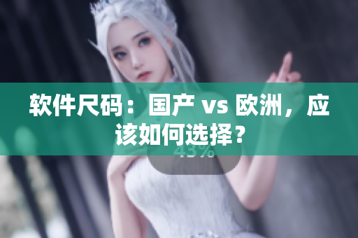 软件尺码：国产 vs 欧洲，应该如何选择？