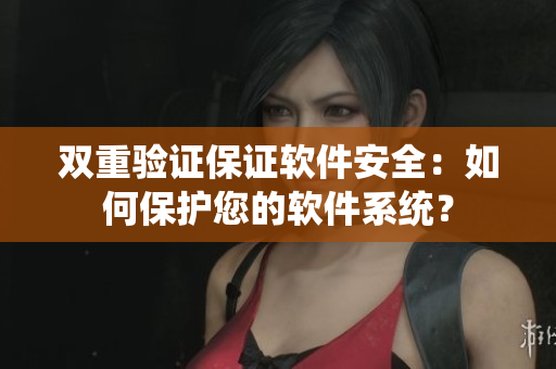 双重验证保证软件安全：如何保护您的软件系统？