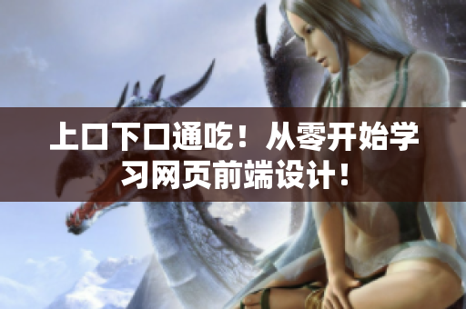 上口下口通吃！从零开始学习网页前端设计！