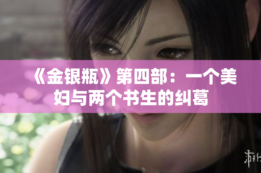 《金银瓶》第四部：一个美妇与两个书生的纠葛