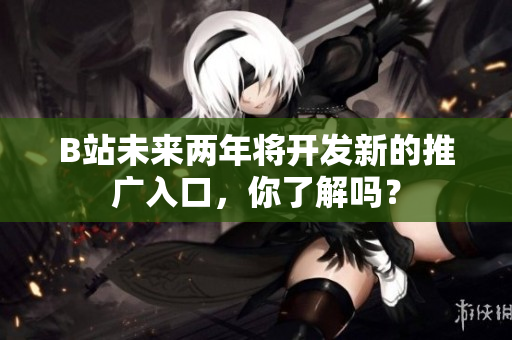 B站未来两年将开发新的推广入口，你了解吗？