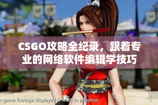 CSGO攻略全纪录，跟着专业的网络软件编辑学技巧