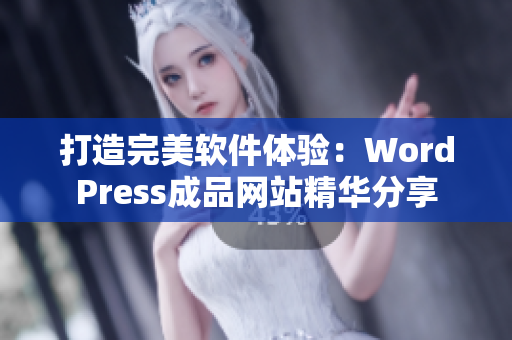 打造完美软件体验：WordPress成品网站精华分享