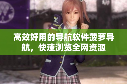 高效好用的导航软件菠萝导航，快速浏览全网资源