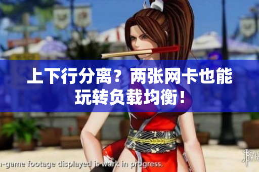 上下行分离？两张网卡也能玩转负载均衡！