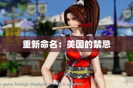 重新命名：美国的禁忌