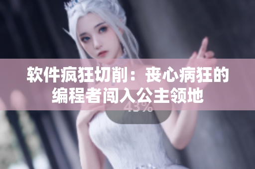 软件疯狂切削：丧心病狂的编程者闯入公主领地