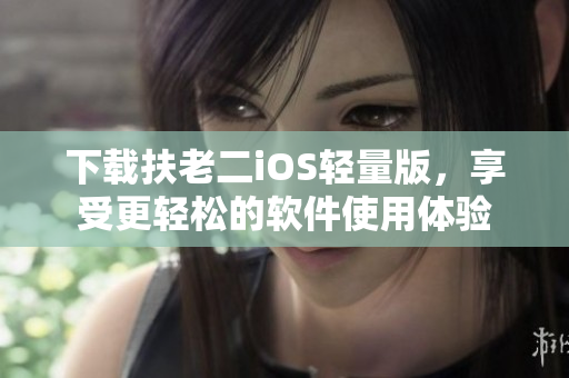 下载扶老二iOS轻量版，享受更轻松的软件使用体验