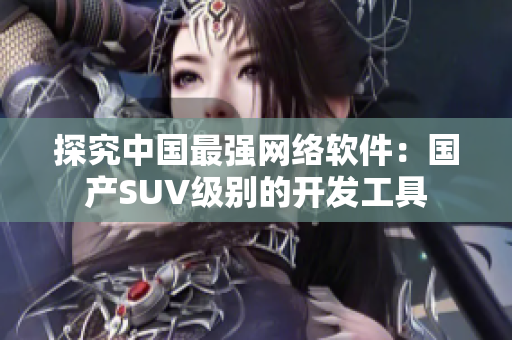 探究中国最强网络软件：国产SUV级别的开发工具