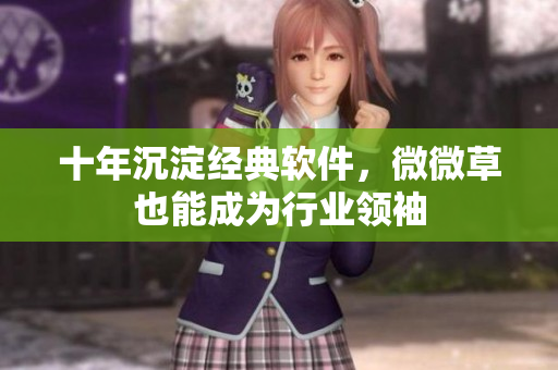 十年沉淀经典软件，微微草也能成为行业领袖