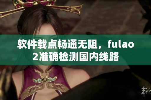 软件载点畅通无阻，fulao2准确检测国内线路