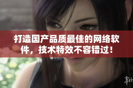 打造国产品质最佳的网络软件，技术特效不容错过！